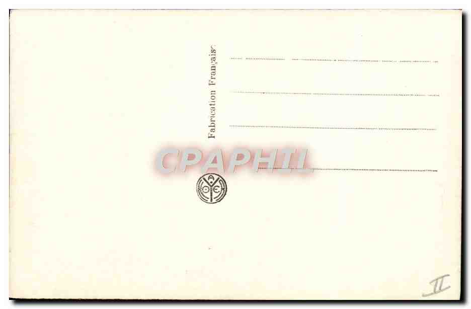 CPA Femme  — Rückseite
