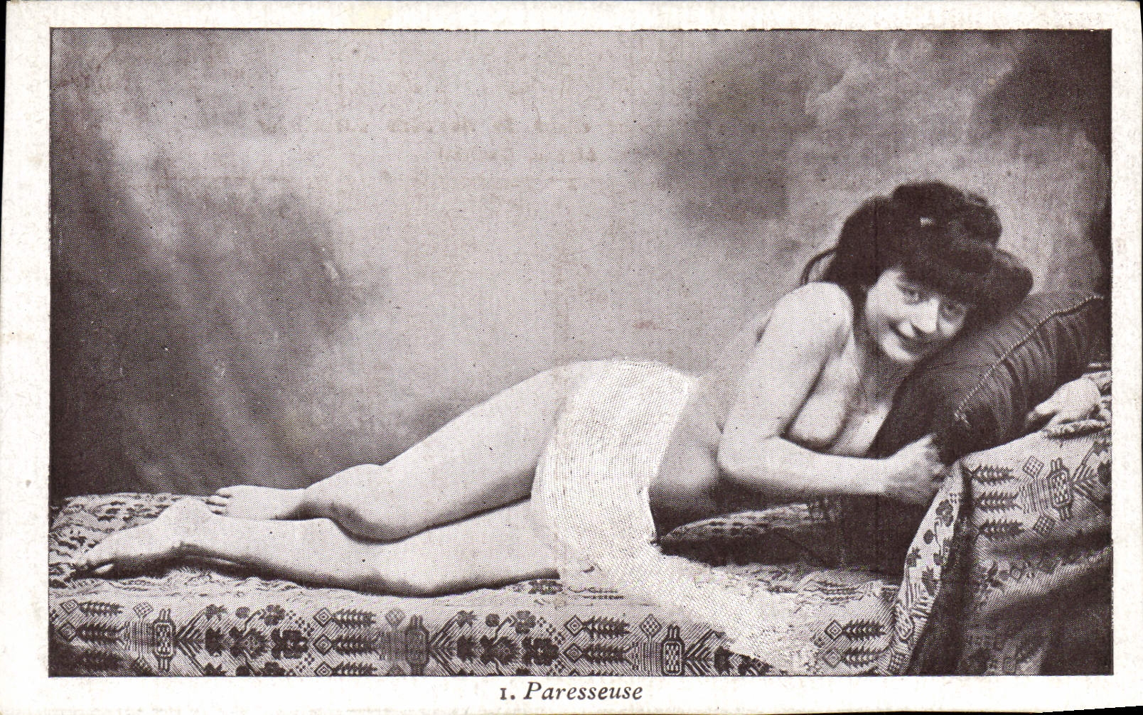 Perezosa — Serie de 12 desnudos femeninos — Editor no identificado, n°1