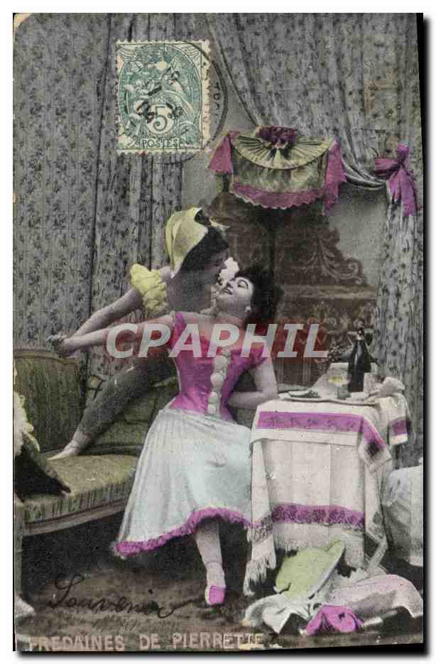 CPA Femme Nu erotique Fredaines de Pierrette