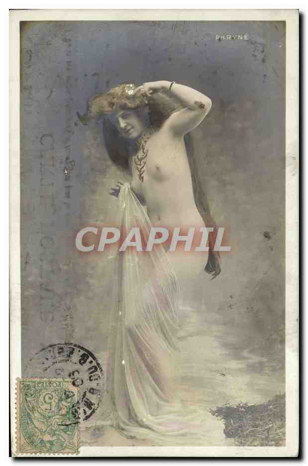 Phryne — nackte Darstellung — anonymer Verlag, Serie 803 bis