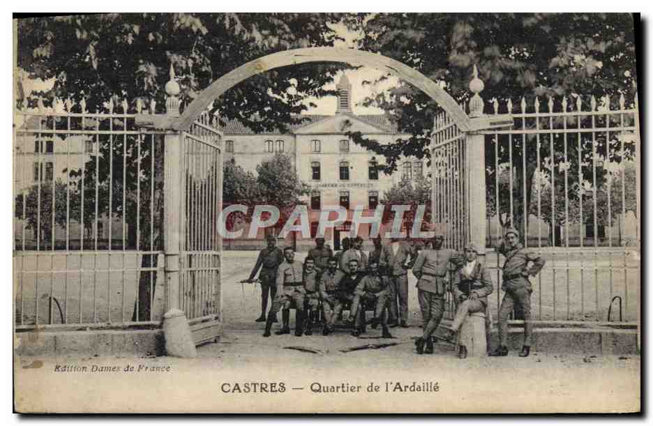CPA Militaria Caserne Castres Quartier de l'Ardaille