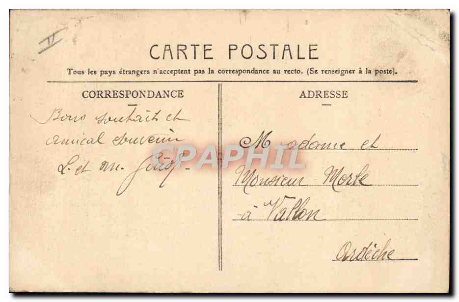 CPA Militaria Caserne Paris Garde Republicaine Caserne des Celestins  — Rückseite