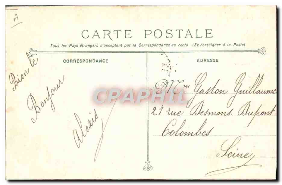 Le cuirassé IÉNA après l'explosion du 12 Mars 1907 — (200 victimes) — Direction P. de Chébourg, n° 223 — Reverso