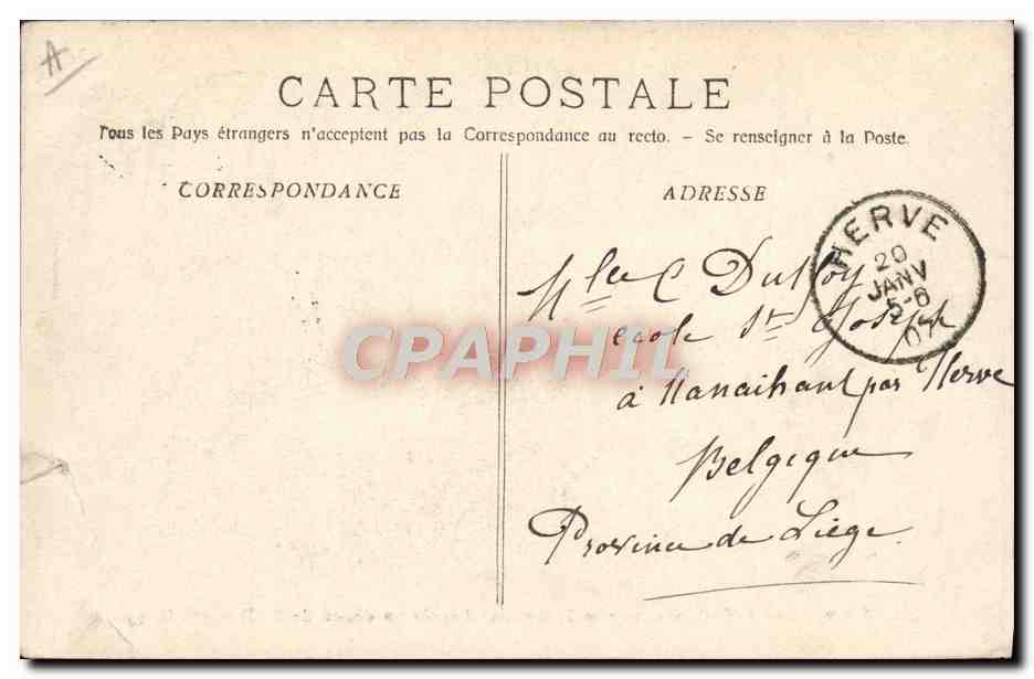 CPA Bateau de guerre Torpilleur a turbines Dumont Duparc  — Verso