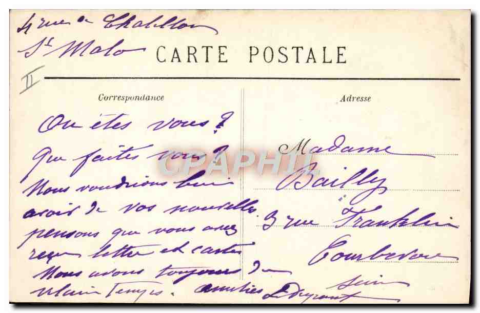 Saint-Malo - Torpilleurs dans le Bassin — Collection GERMAIN — n° 4774 — Reverso