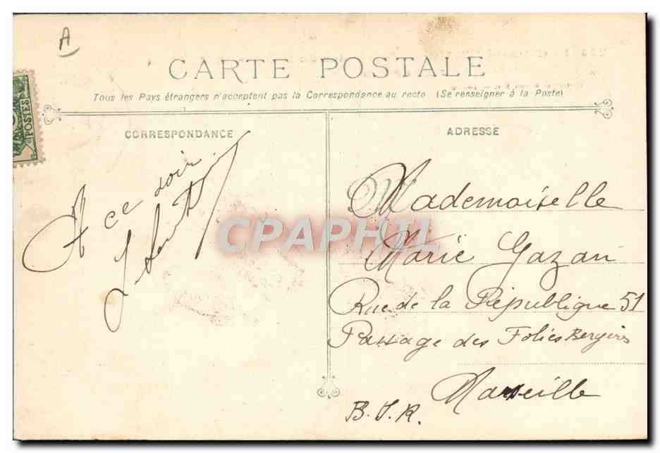 Le Cuirassé IÉNA après l'explosion du 12 Mars 1907 — Phototypie Marius Bar — Toulon — Reverso