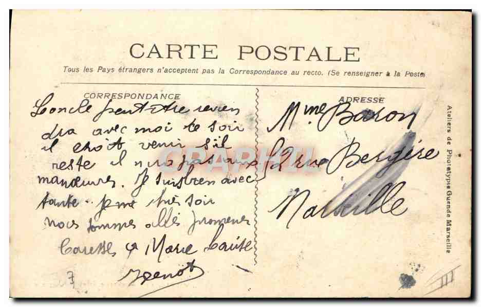 CPA Bateau de guerre Iena Cuirasse  — Verso