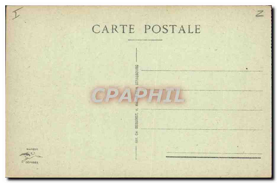 CPA Metz Le Theatre et le jet d'eau — Verso