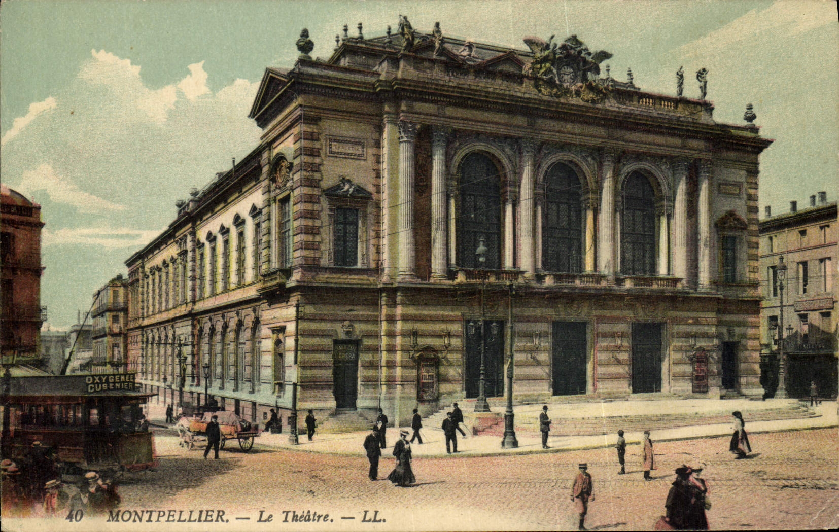 CPA Montpellier Le Theatre Tramway