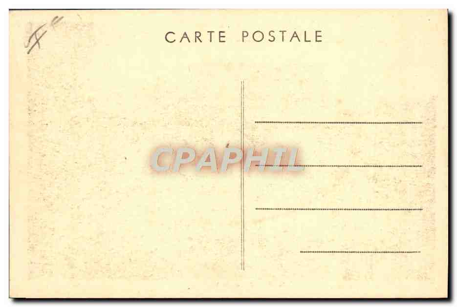 CPA Montpellier Place de la Comedie et le Theatre  — Verso