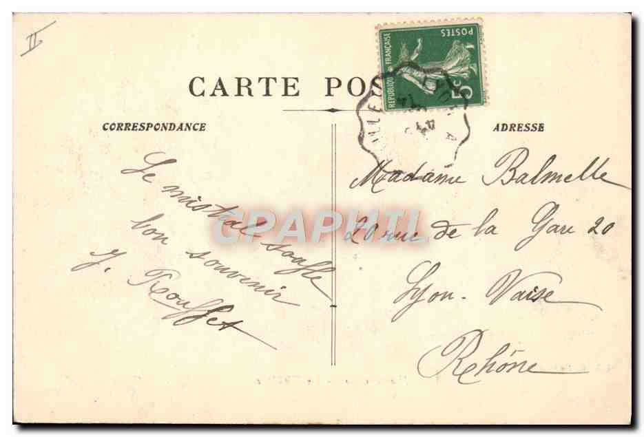 CPA Theatre Montelimar — Rückseite