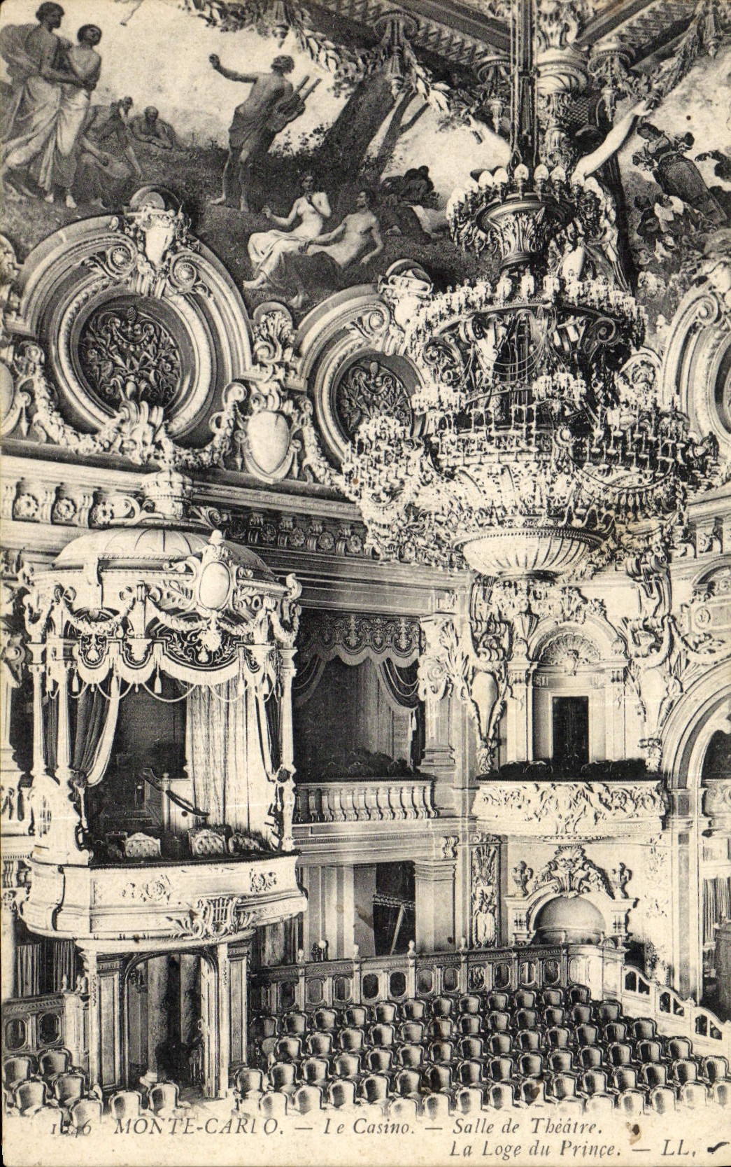 Monte-Carlo — Le Casino — Salle de Théâtre. La Loge du Prince — LL.