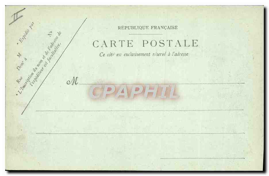 CPA Le Mans Le Theatre et la cathedrale Tramway  — Verso