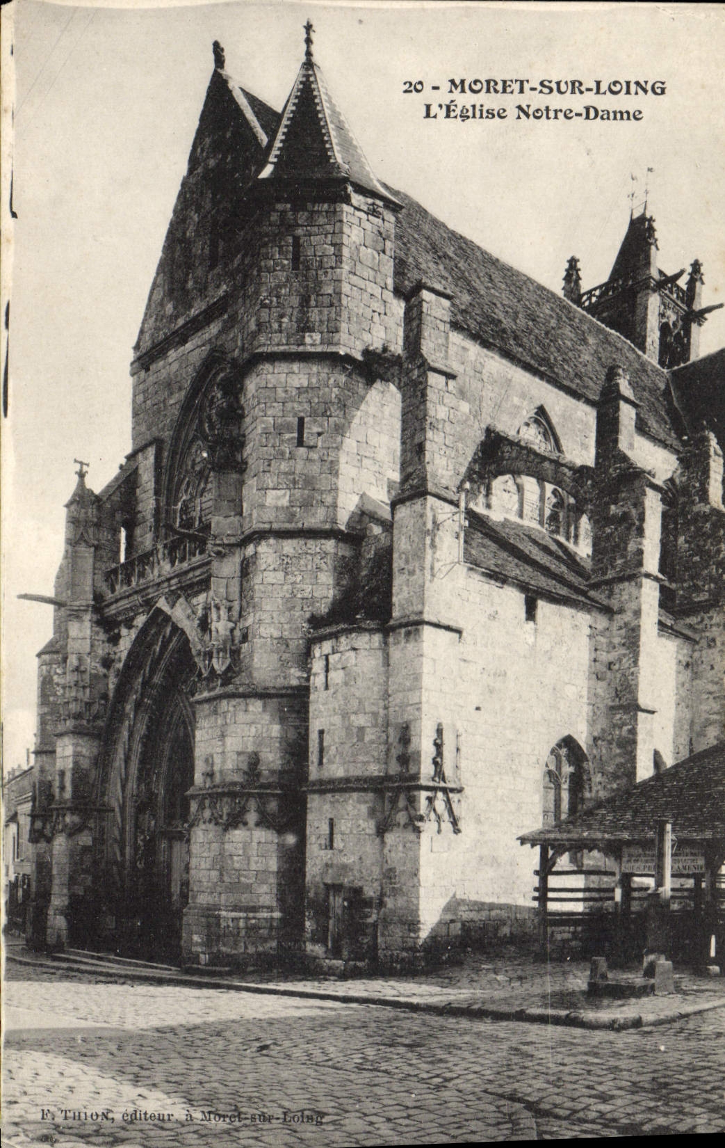 Moret-sur-Loing — L'Église Notre-Dame — Éditeur Thion, n°20