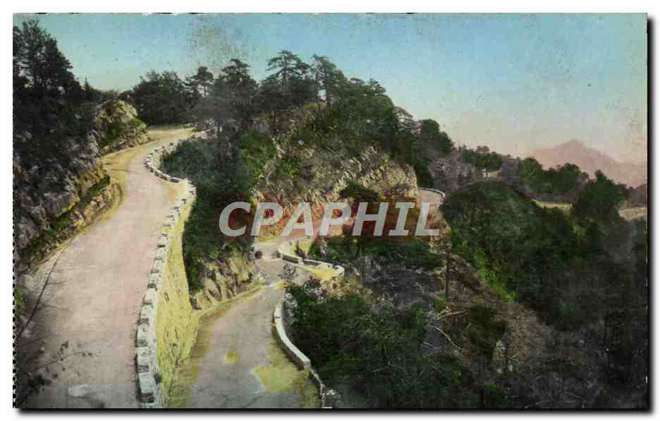 CPM Peira Cava Station d'ete ideale et sports d'hiver Les lacets