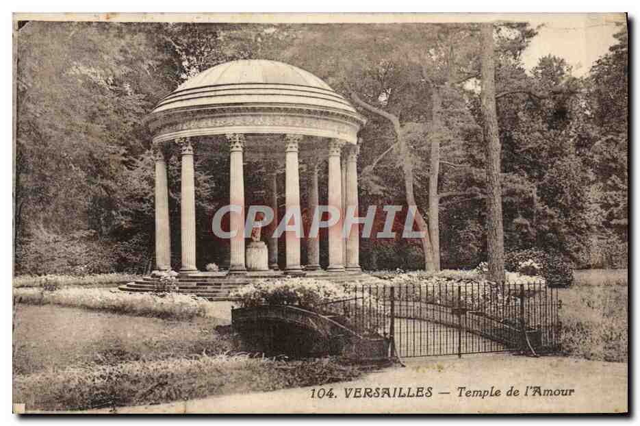 CPA Versailles Temple de L'Amour