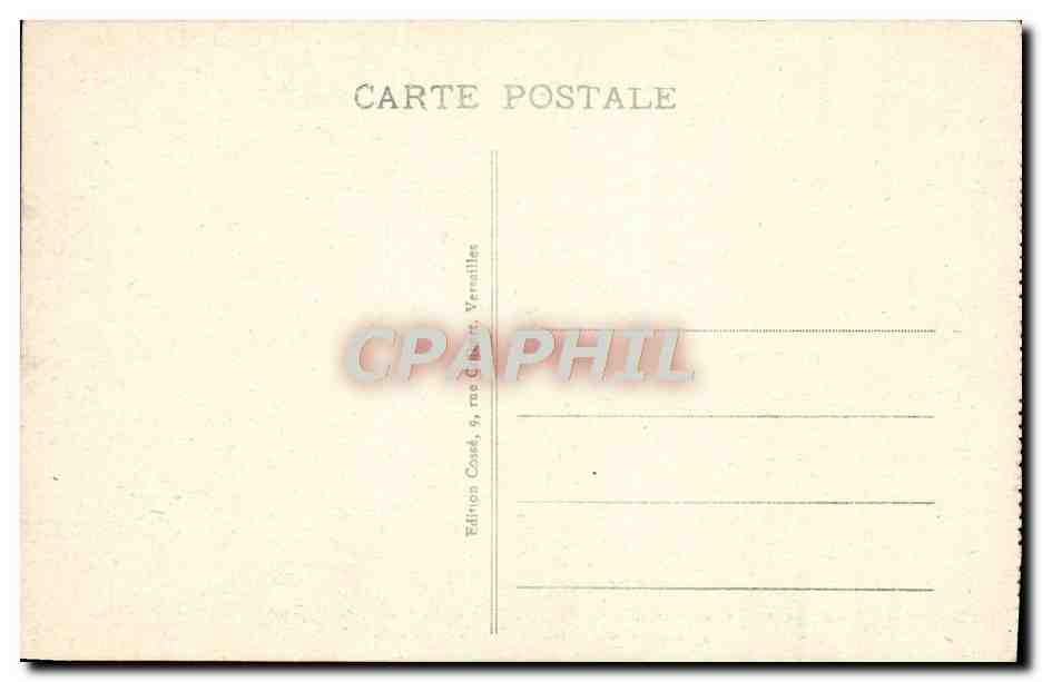 CPA Versailles Hameau de Marie Antoinette Le temple de l'amour — Verso