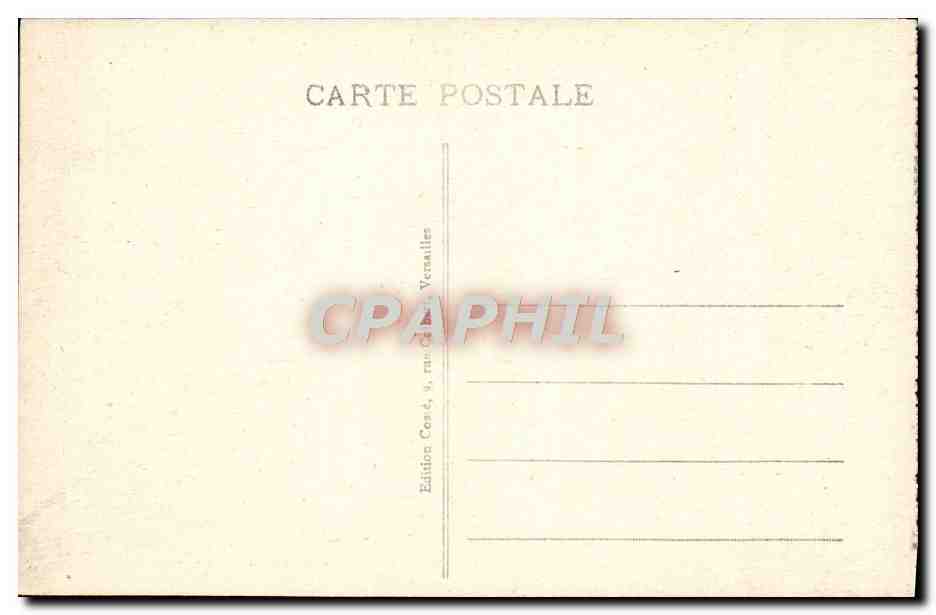 CPA Versailles Le grand Trianon et les jardins — Verso