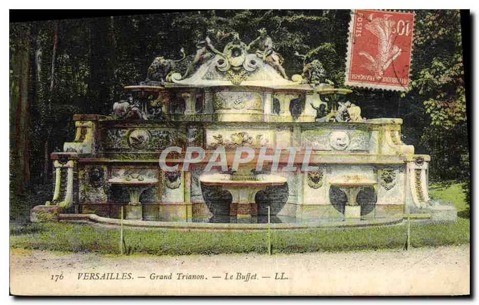 CPA Versailles Grand Trianon le buffet