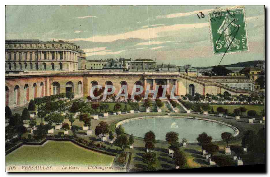 CPA Versailles Le Parc L'orangerie