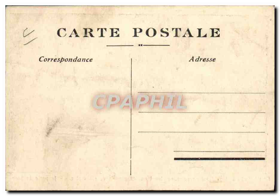 CPA Chien Chiens Grand mutile du travail sans pesion ne vivant que du produit de ses cartes  — Rückseite