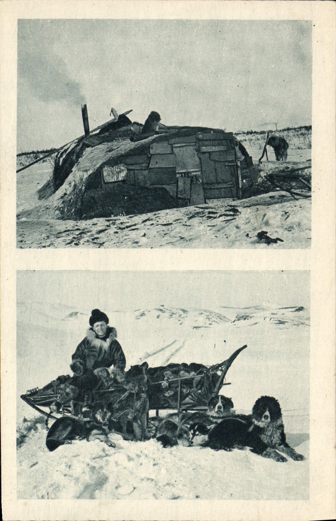 Maison Esquimau — La pause dans le Désert de Neige — Imprimeries Réunies de Nancy, Série 7