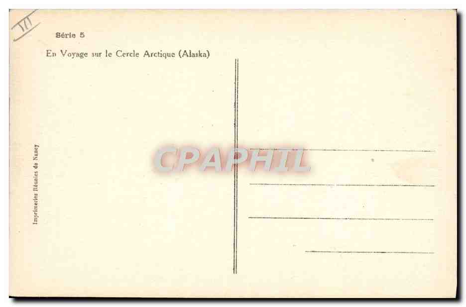 CPA Chien Chiens En voyage sur le cercle arctique Alaska — Reverso