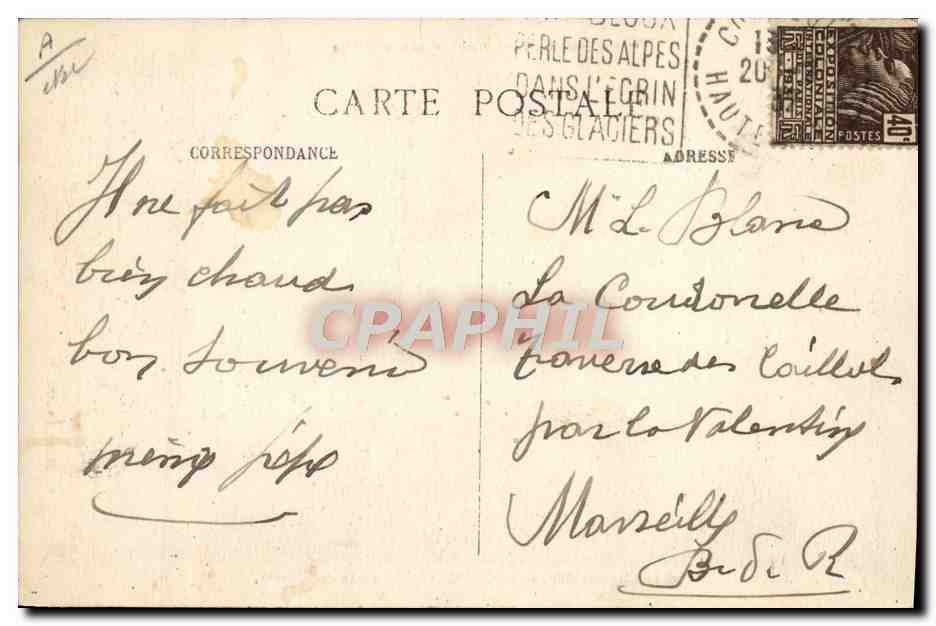 Comboloux — Attelage de Chiens — Q. Blanc, photo. — Reverso