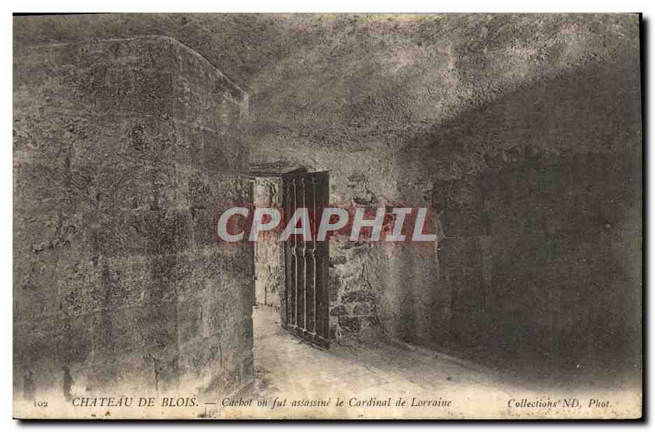 Château de Blois — Cæcubot fut assassiné le Cardinal de Lorraine