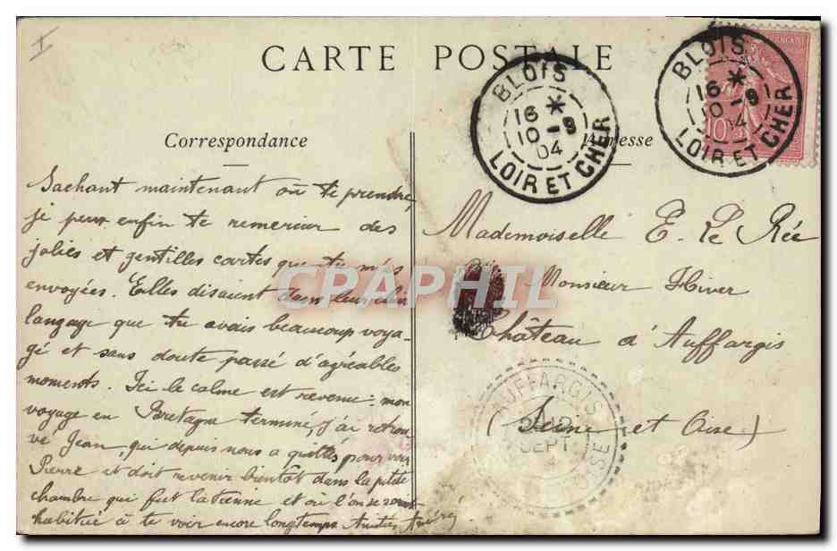 Château de Blois — Cæcubot fut assassiné le Cardinal de Lorraine — Reverso