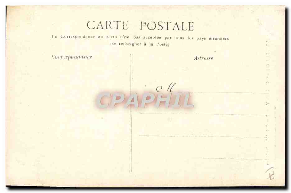 CPA Prison Chatillon Coligny La vieille prison  — Verso
