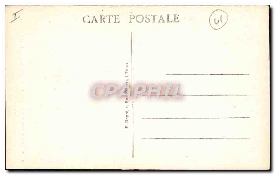 Montrichard (Loire-et-Cher) — Ancien donjon - Les Oubliettes — A. P., n°40 — Reverso