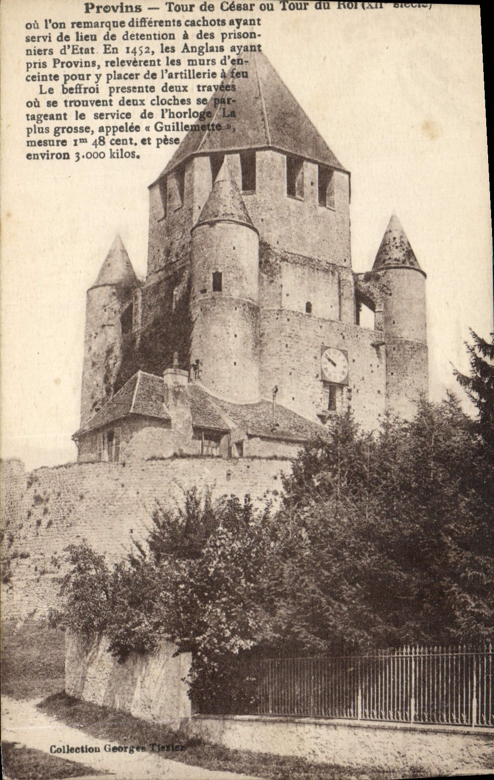 Provins — Tour de César ou Tour du Roi (XIIe siècle) — Collection Georges Tiercer