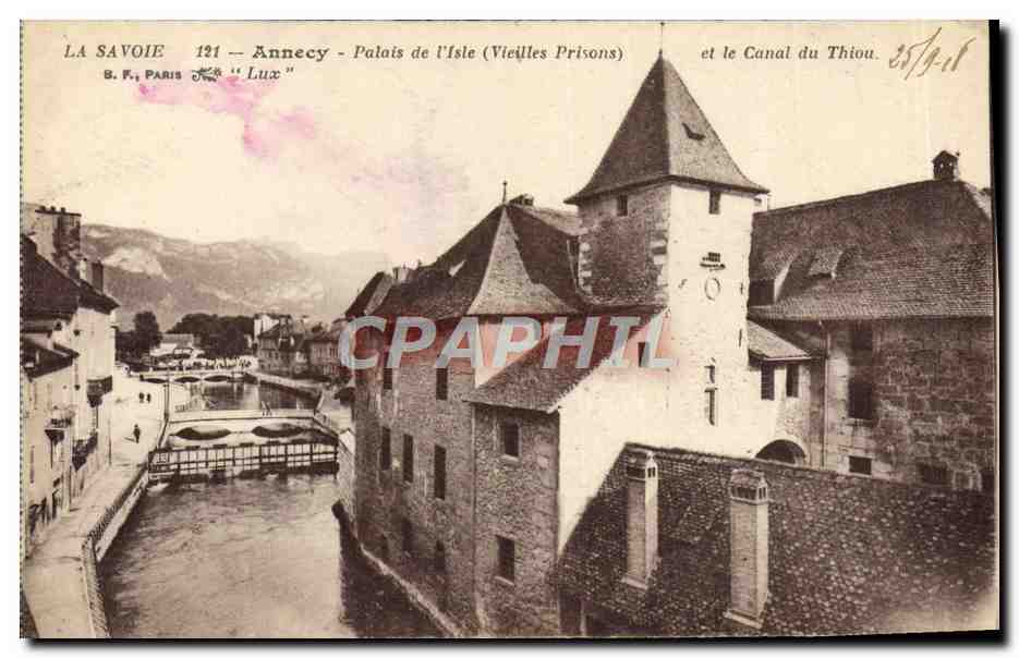 Annecy - Palais de l'Isle (Vieilles Prisons) et le Canal du Thiou — G. F., Paris, n° 121