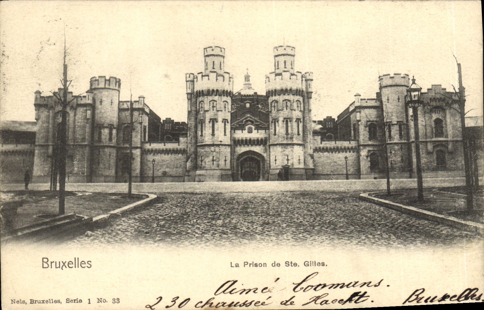 La Prison de Ste. Gilles — Bruxelles — Nels, Bruxelles, Série 1 No. 33