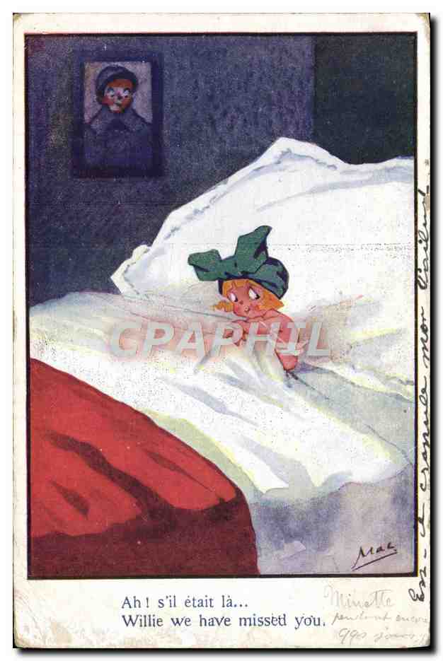 CPA Illustrateur Enfant Mac