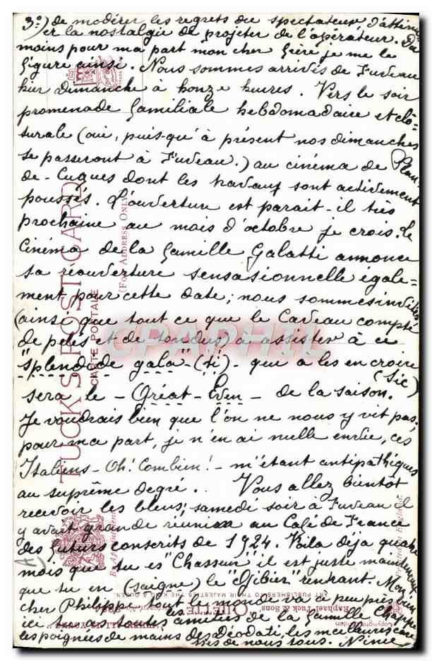 CPA Illustrateur Enfants  — Rückseite