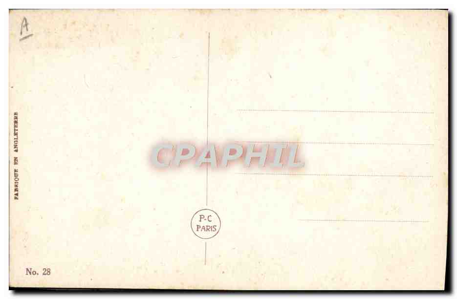 CPA Illustrateur John I shall bolt the front door at eleven tonight  — Rückseite