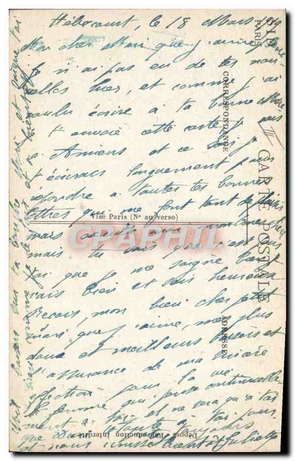 CPA Folklore Lait La crise du lait Militaria — Verso