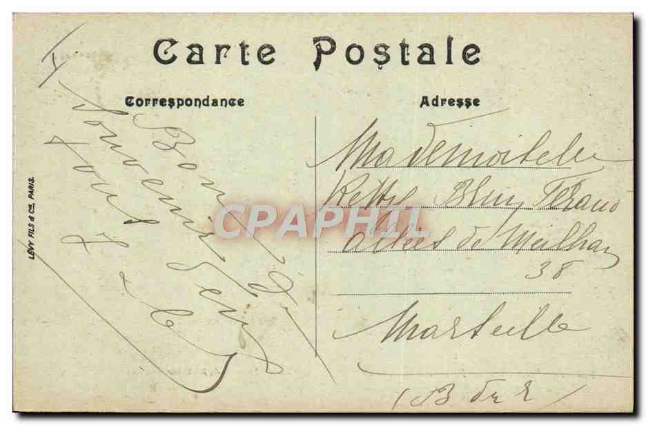 CPA Versailles Parc du petit Trianon La laiterie et maison de la reine  — Verso