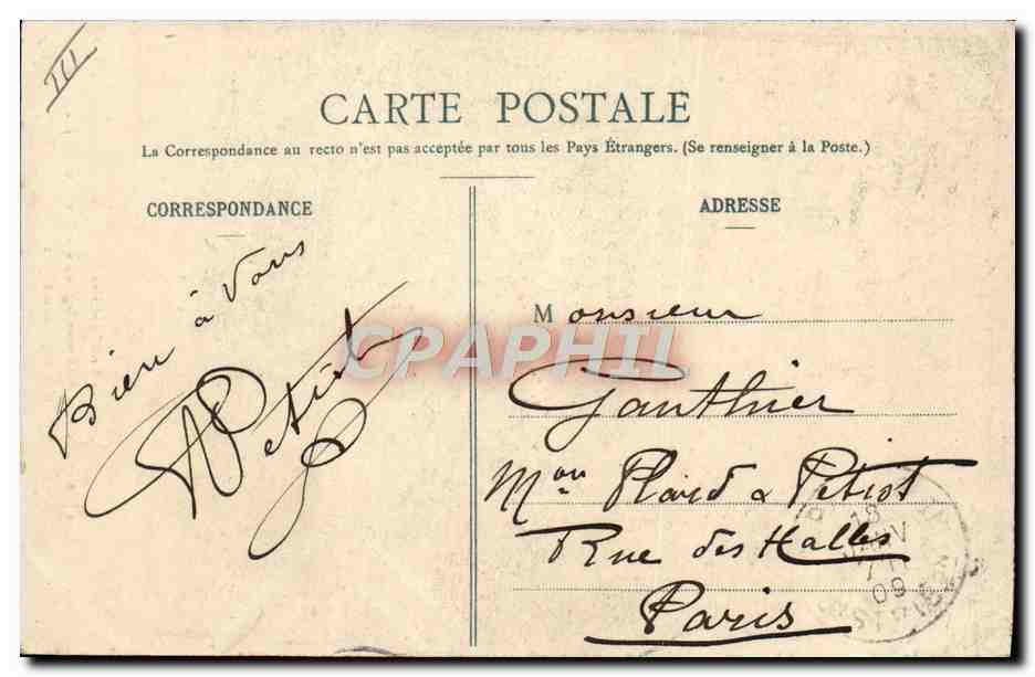 CPA Folklore Lait Laitiere  — Verso