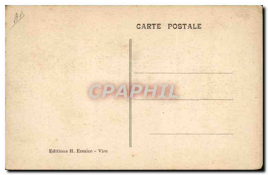 CPA Folklore Lait Normandie La traite du soir Vache Ane Attelage  — Verso