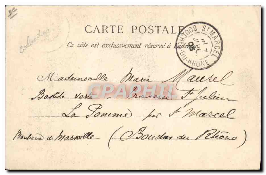 CPA Folklore Lait Gens de chez nous Vachere du Bessin Normandie — Verso