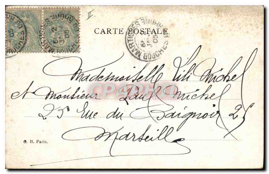 CPA Folklore Lait Enfants Bebes Vaches — Verso