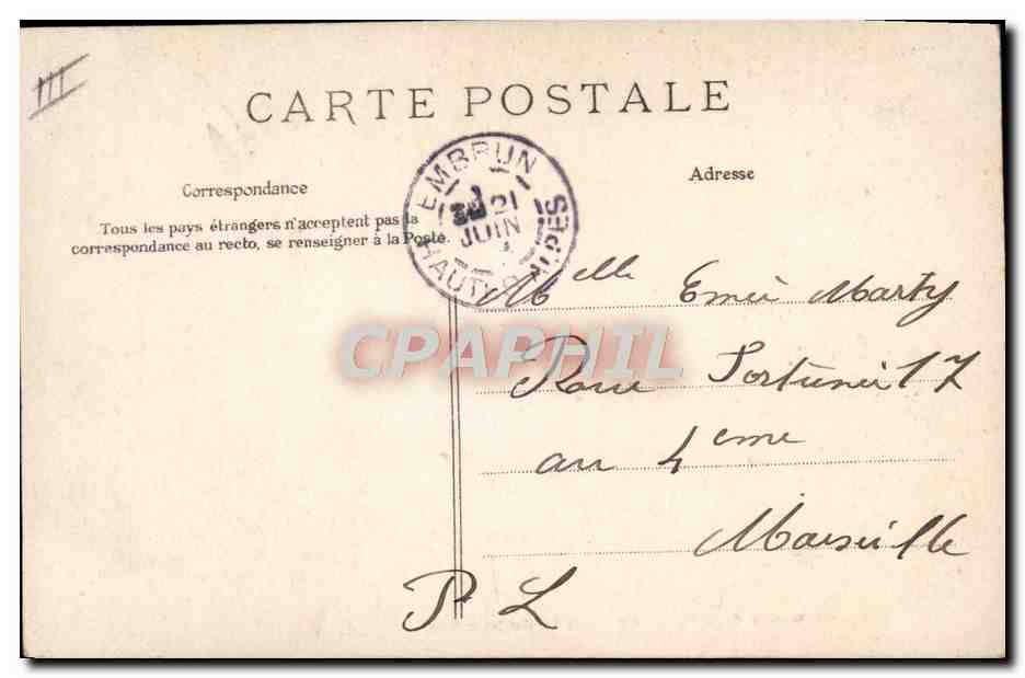 CPA Folklore Lait Chacun songe a sa mere en buvant du bon lait  — Verso