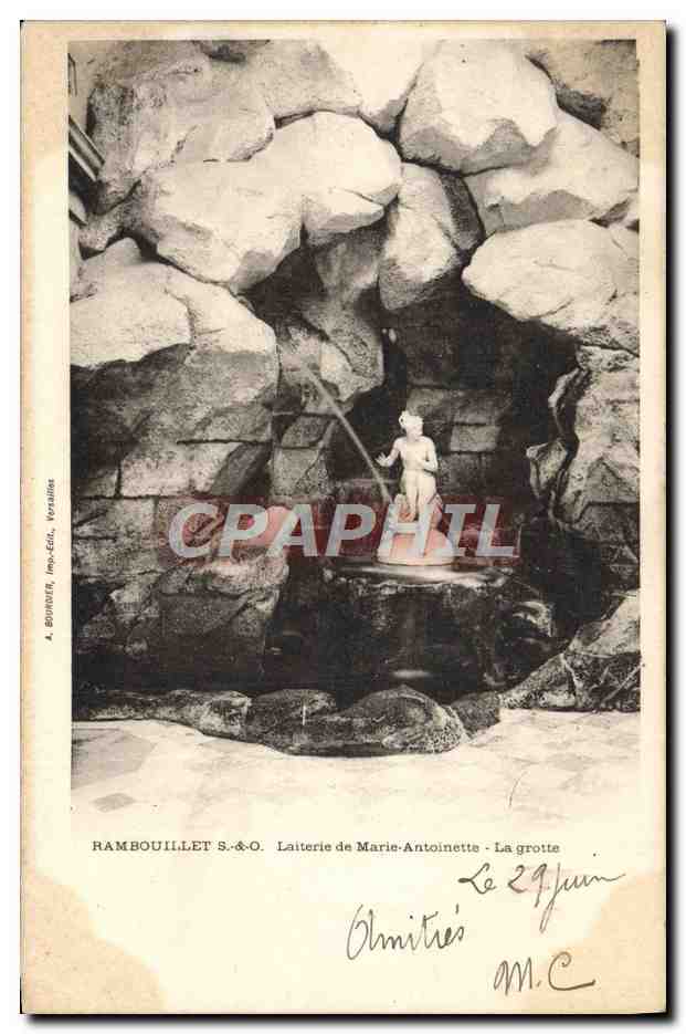 La grotte - Laiterie de Marie-Antoinette — Rambouillet S.&O. - A. Burrot, imp.-Éd., Versailles