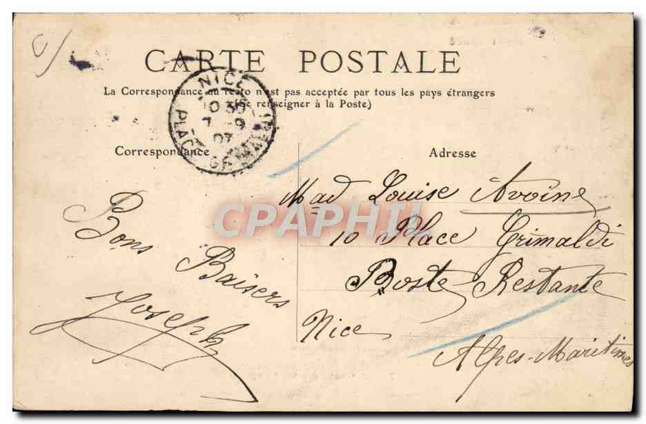 CPA Un chalet des Gaufres Saint Mande TOP — Rückseite