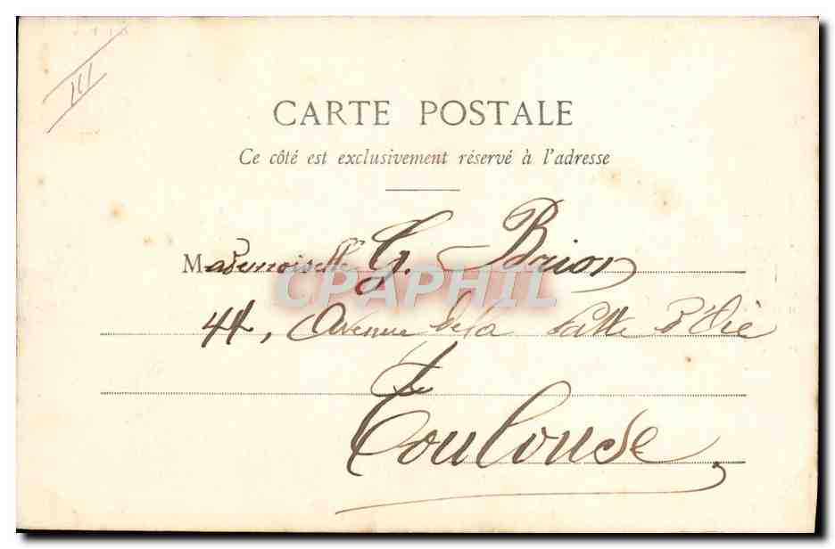 La Petite Curieuse — Série 7 — G. L. Paris — Rückseite