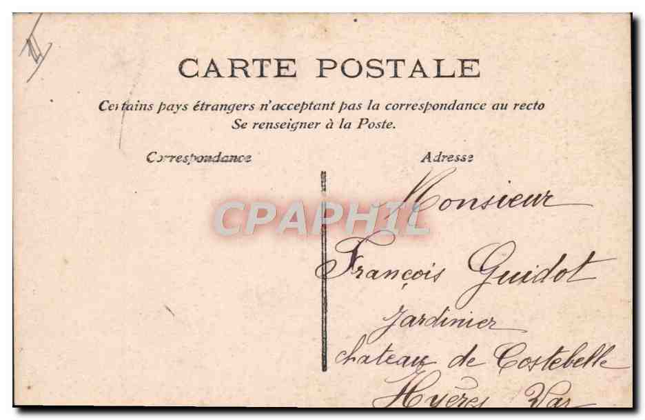 CPA Enfant Confitures — Verso