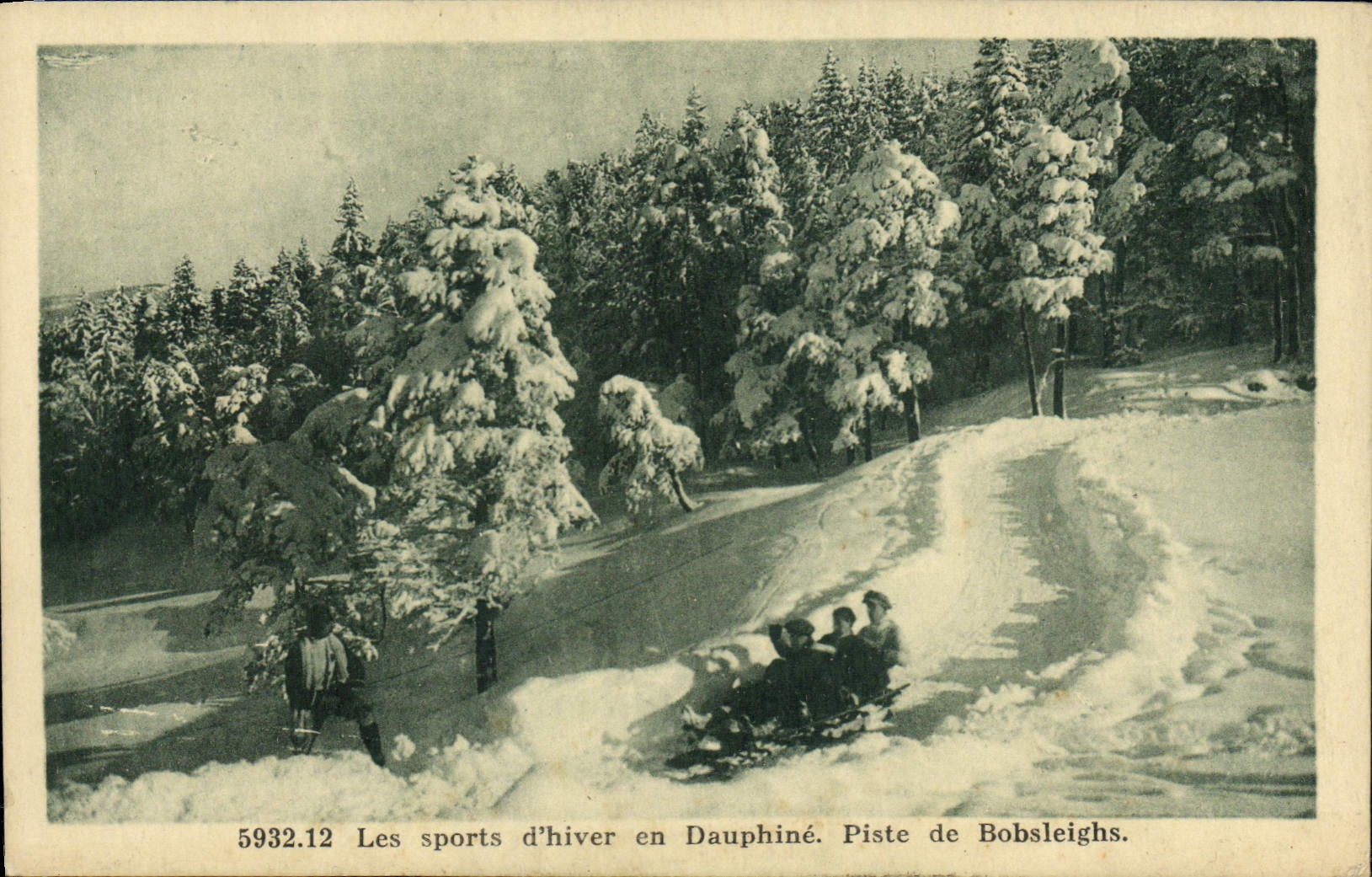 CPA Sports d'hiver Ski Les sports d'hiver en Dauphine Piste de Bobsleighs